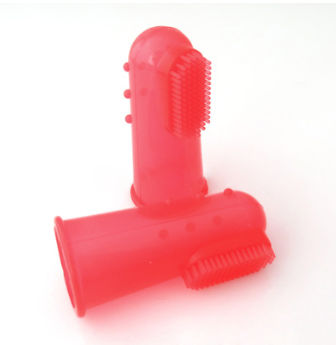 Silicone Finger Toothbrush for Pets - Safe and Non-Toxic